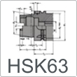 HSK-A 63 DIN 69893